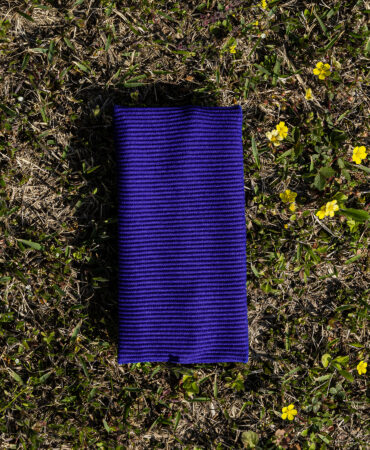 니트 골지헤어밴드 코발트 (knit cotton span hairband)