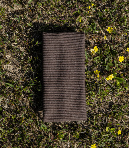 니트 골지헤어밴드 톤브라운 (knit cotton span hairband)