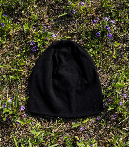 순면 코튼 면비니 블랙 (cotton beanie)