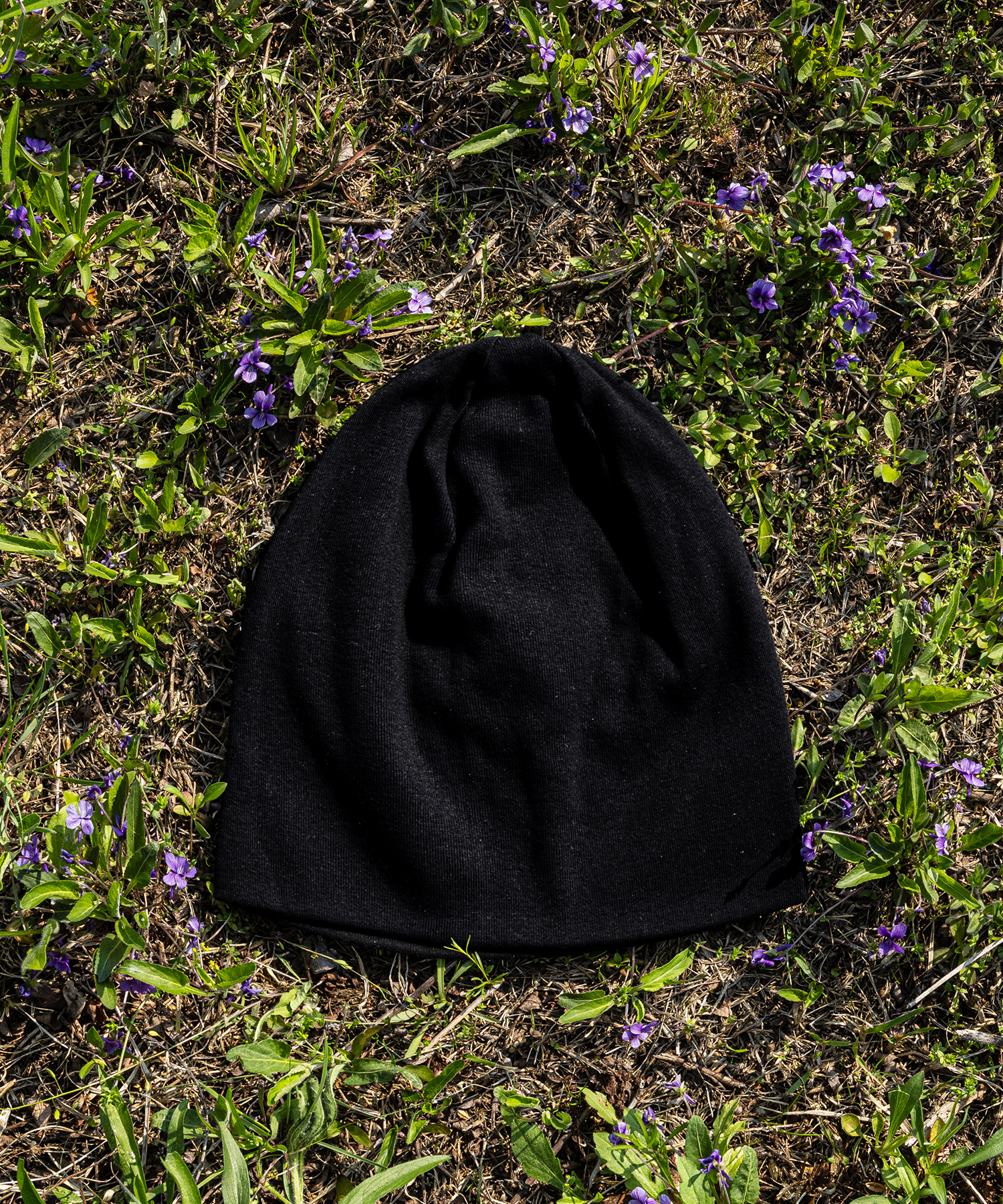 순면 코튼 면비니 블랙 (cotton beanie)