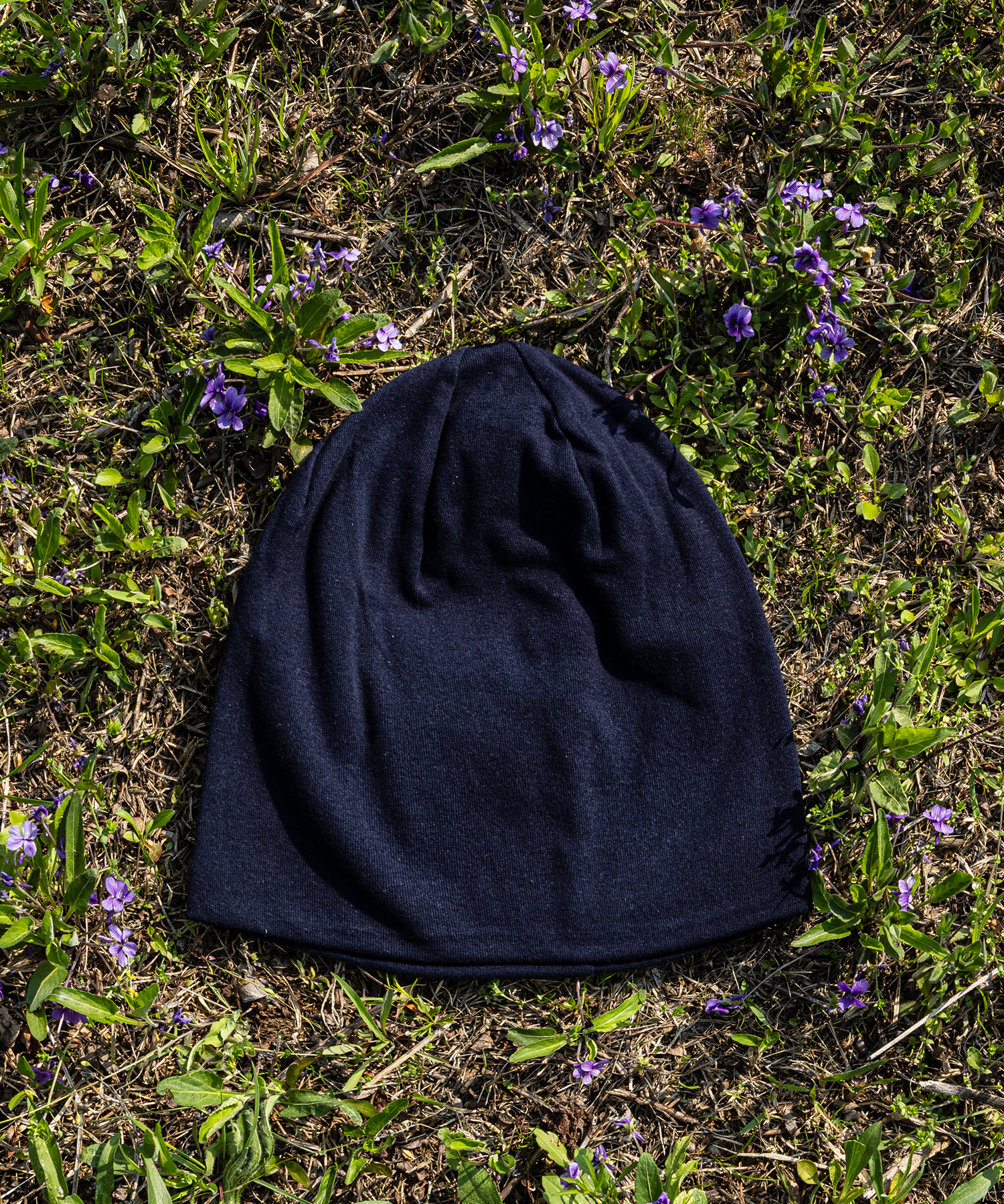 순면 코튼 면비니 네이비 (cotton beanie)