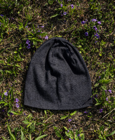순면 코튼 면비니 차콜 (cotton beanie)