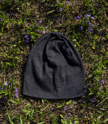 순면 코튼 면비니 차콜 (cotton beanie)