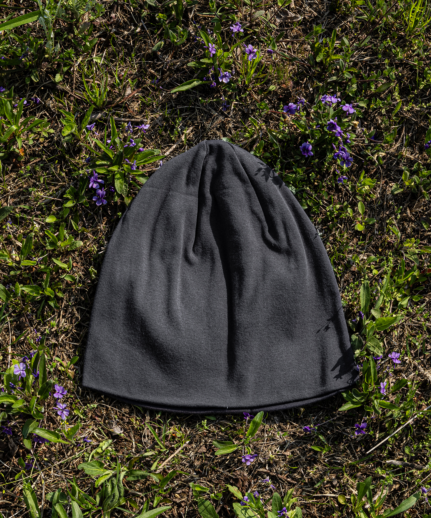 순면 코튼 면비니 딥그레이 (cotton beanie)