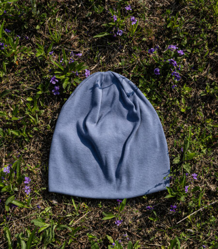 순면 코튼 면비니 애쉬블루 (cotton beanie)