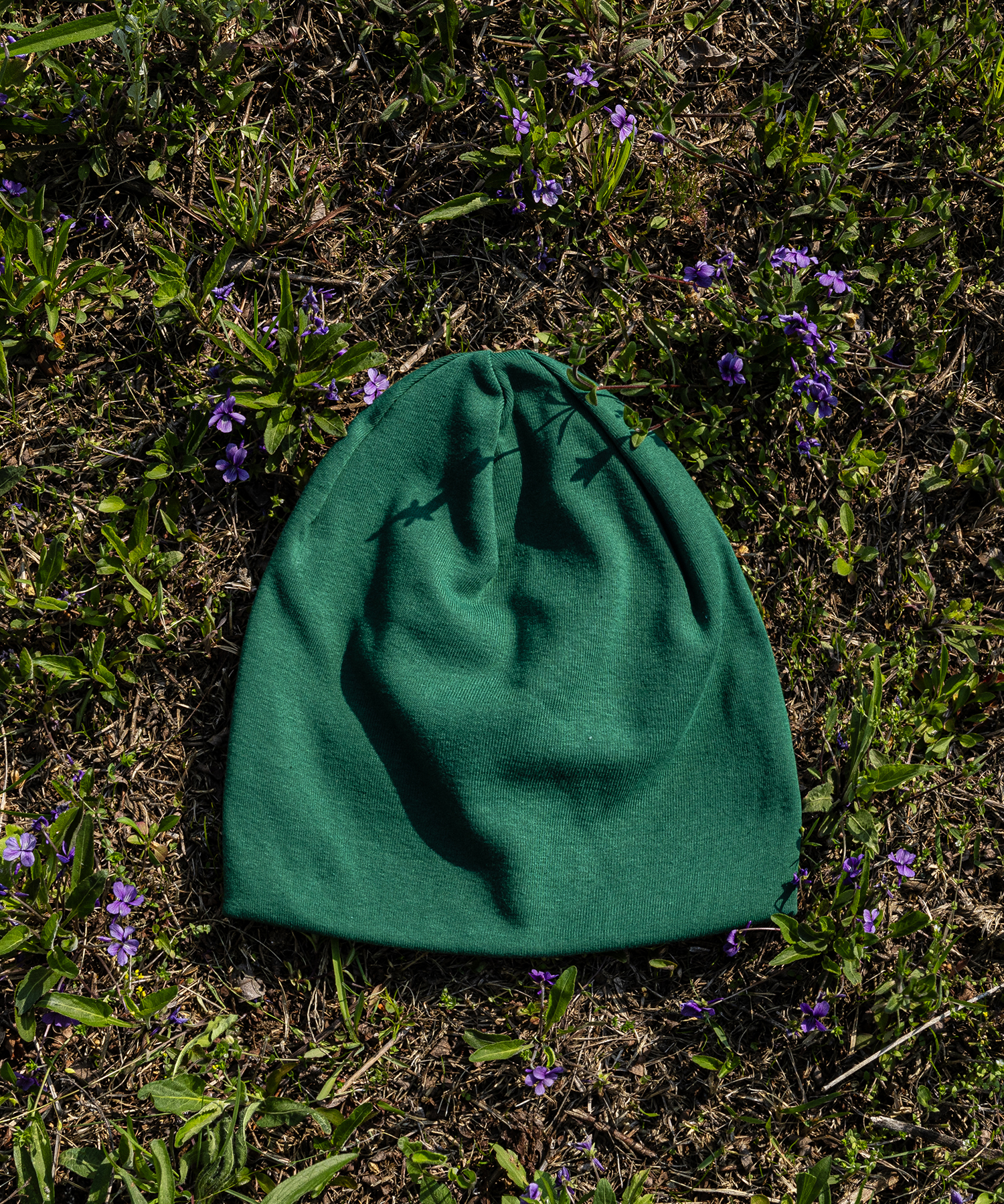 순면 코튼 면비니 헌터그린 (cotton beanie)