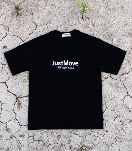 저스트무브 반팔티 블랙화이트 (JUST MOVE T-shirt)