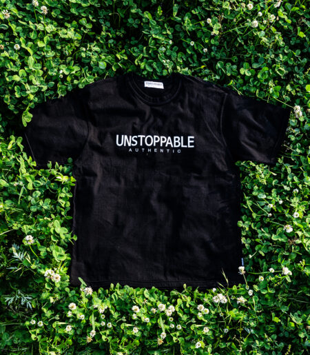 언스탑퍼블 어센틱 반팔티 블랙화이트 (UNSTOPPABLE authentic T-shirt)