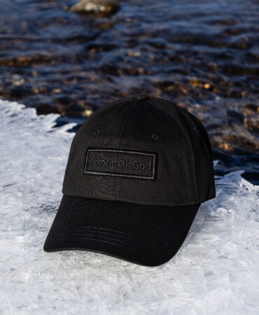 아머오브갓 박스로고 볼캡 올블랙 (ARMOR OF GOD box logo ballcap)