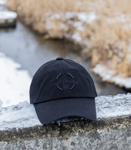 아이엠 언스탑퍼블 볼캡 올블랙 (IAM UNSTOPPABLE ballcap)