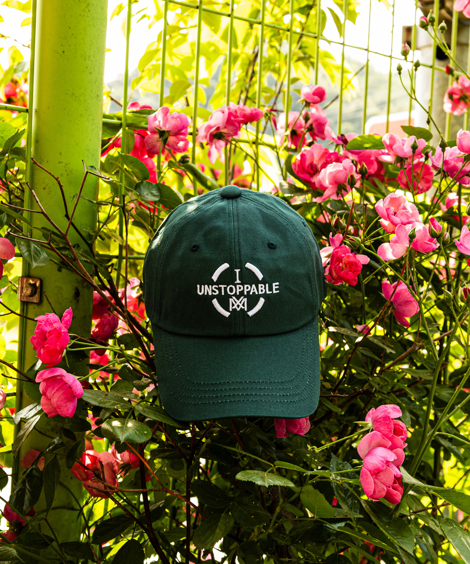 아이엠 언스탑퍼블 볼캡 딥그린 (IAM UNSTOPPABLE ballcap)