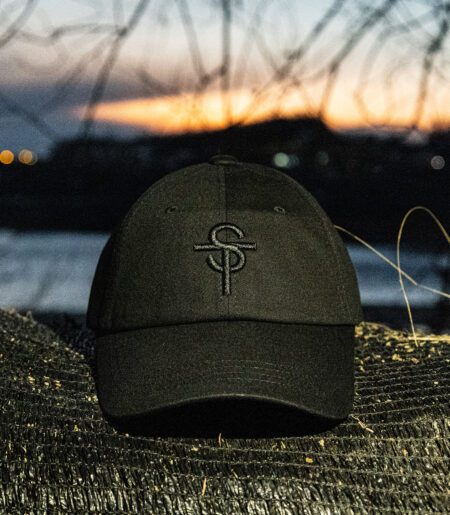 스테이스트롱 볼캡 올블랙 (ST stay strong ballcap)