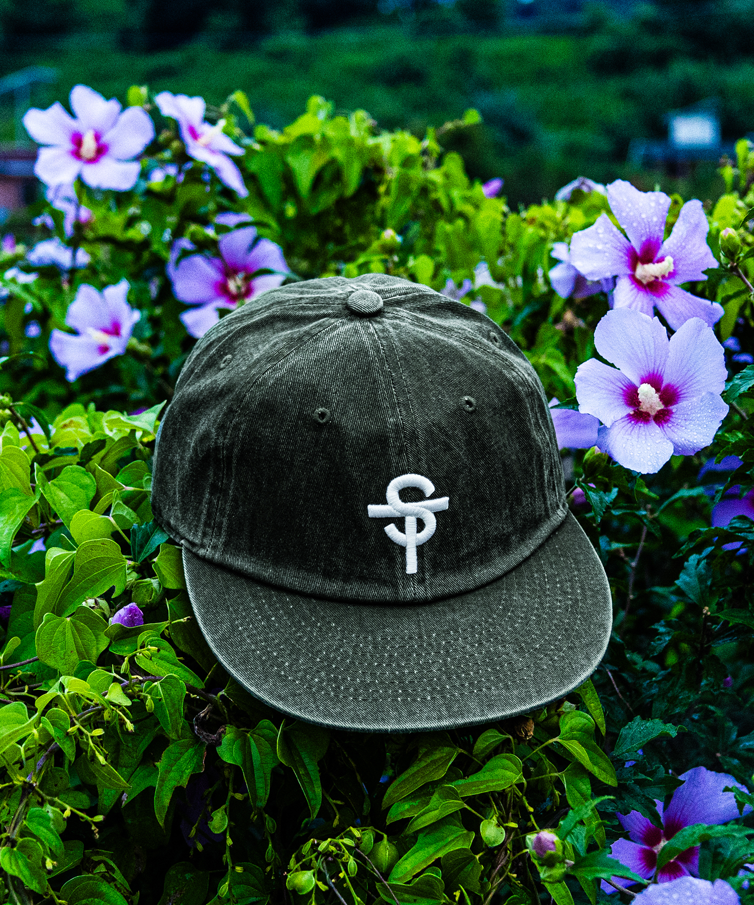 스테이스트롱 평챙 플랫캡 엣지카키 (ST stay strong flat cap)