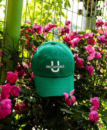 U 시그니처 로고 볼캡 그린 (U signature logo ballcap)