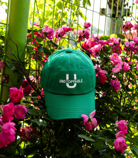 U 시그니처 로고 볼캡 그린 (U signature logo ballcap)