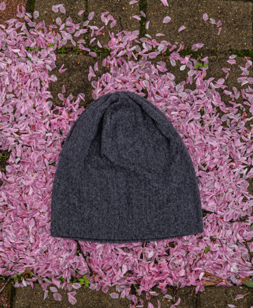 얇은 니트 망사 비니 오션 (thin knit mesh beanie)